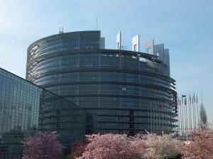 Parlement européen vu de l'extérieur