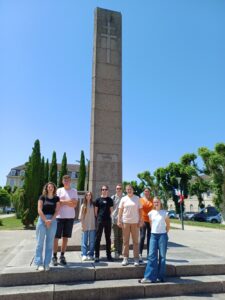 Manon, Timéo, Mylène, Thomas, Luc, Marion, Chloé et Nausicaa, monument aux morts de la Résistance, Vesoul